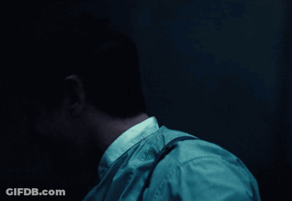 Man In Blue Shirt And Tie Smiling GIF