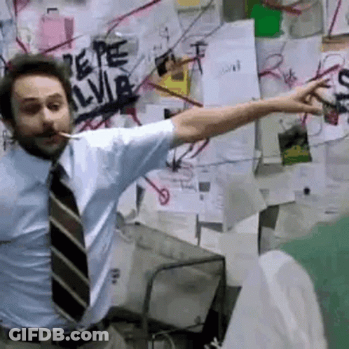 Man In Blue Shirt And Tie Standing GIF
