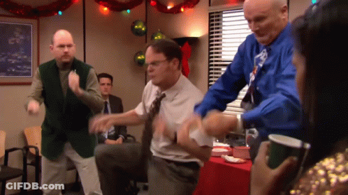 Man In Blue Shirt Buffalo Dancing GIF