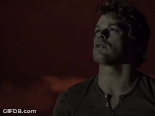 Man In Blue Shirt Close Up GIF