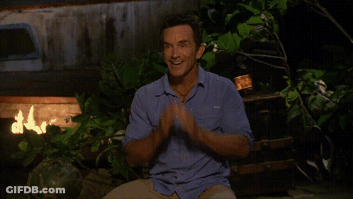 Man In Blue Shirt Covering Face GIF
