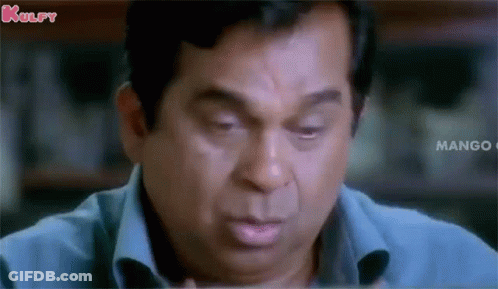 Man In Blue Shirt Eyes Closed Mouth Open GIF