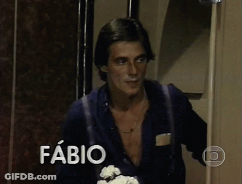 Man In Blue Shirt Fabio Junior GIF
