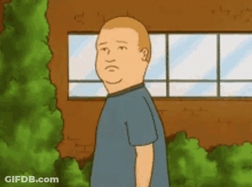 Man In Blue Shirt Giving Middle Finger GIF