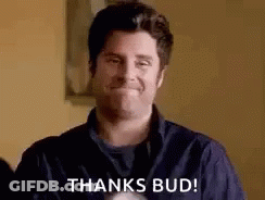 Man In Blue Shirt Giving Thumbs Up GIF