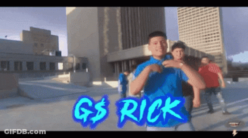 Man In Blue Shirt GS Rick GIF