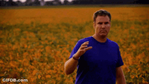Man In Blue Shirt Holding Old Milwaukee Beer GIF