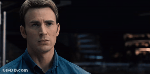 Man In Blue Shirt In Front Of Screen Saying Together GIF