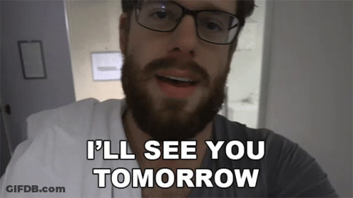 Man In Blue Shirt Making Funny Face GIF