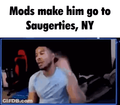 Man In Blue Shirt Making Funny Face On Bed GIF