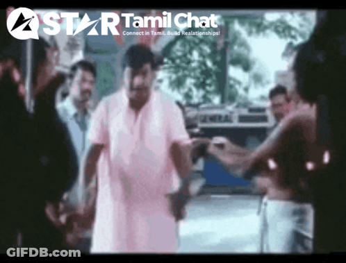 Man In Blue Shirt Making Middle Finger GIF