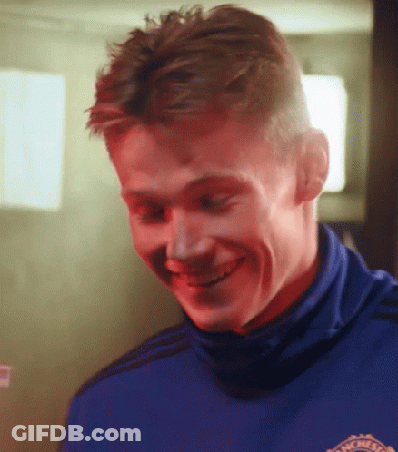 Man In Blue Shirt Manchester GIF