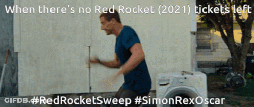 Man In Blue Shirt Next To Washing Machine When There's No Red Rocket GIF