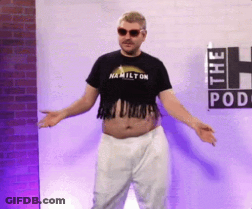 Man In Blue Shirt Number 103 GIF