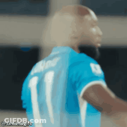 Man In Blue Shirt Number 11 GIF