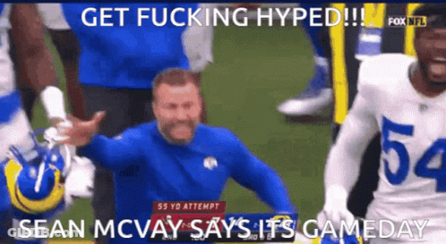 Man In Blue Shirt Number 54 Standing On Field GIF