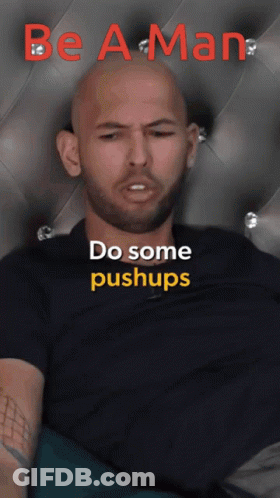 Man In Blue Shirt On Soccer Field With Reach For The Sky Sign GIF