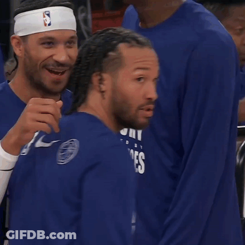 Man In Blue Shirt Saying Black History GIF