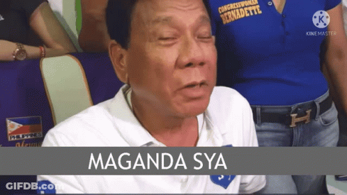 Man In Blue Shirt Saying Congresswoman Bernadette GIF