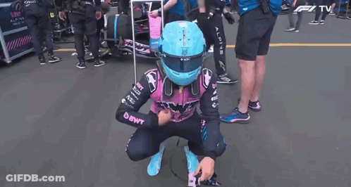 Man In Blue Shirt Saying EC GIF