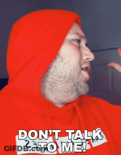 Man In Blue Shirt Saying Gottem GIF