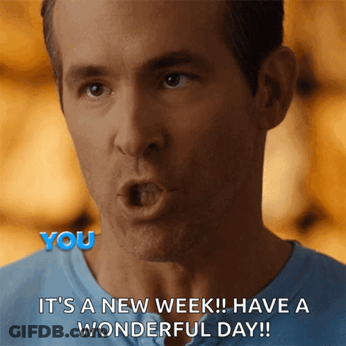 Man In Blue Shirt Saying Have A Wonderful Day GIF