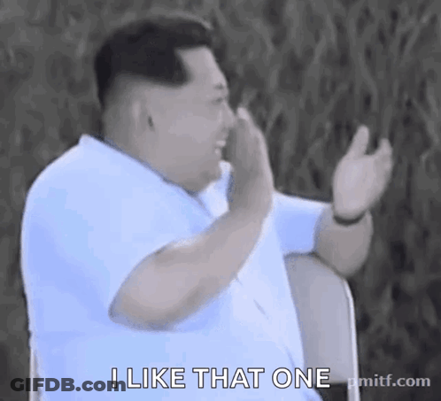 Man In Blue Shirt Saying I Like That One GIF
