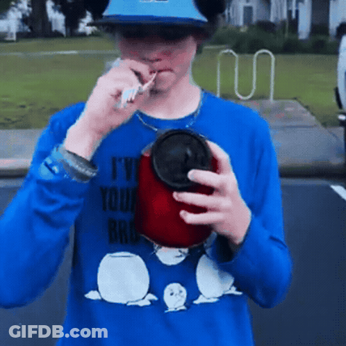 Man In Blue Shirt Saying I'm Your Bro GIF