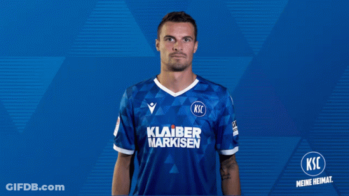 Man In Blue Shirt Saying KSC GIF