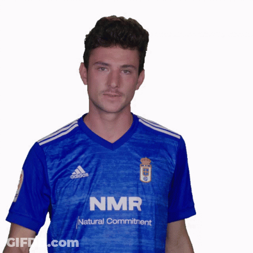Man In Blue Shirt Saying NMR GIF