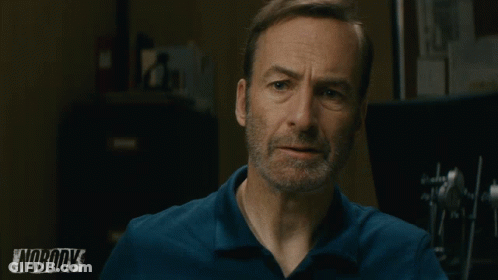 Man In Blue Shirt Saying Nobody GIF