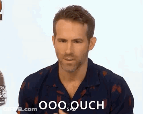 Man In Blue Shirt Saying Oooh GIF