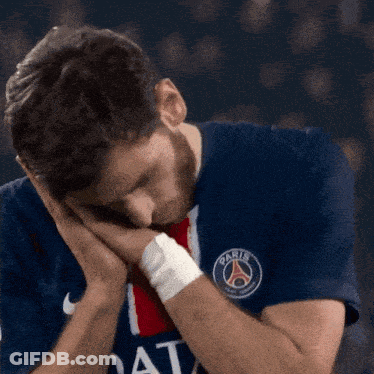 Man In Blue Shirt Saying Paris GIF