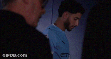 Man In Blue Shirt Saying Premier League GIF