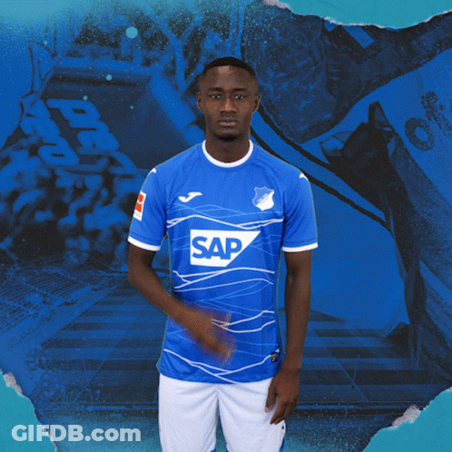 Man In Blue Shirt Saying SAP GIF