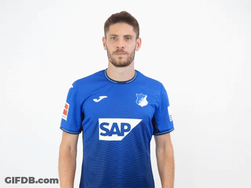 Man In Blue Shirt Saying Sap GIF