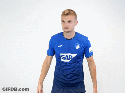 Man In Blue Shirt Saying Sap GIF