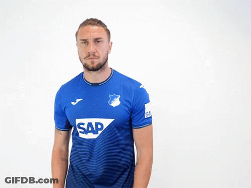 Man In Blue Shirt Saying Sap GIF