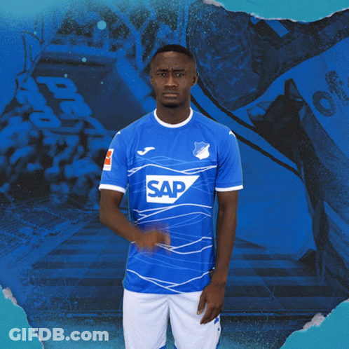 Man In Blue Shirt Saying SAP GIF