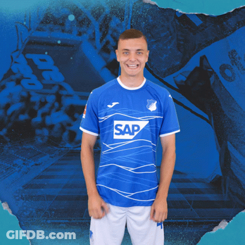 Man In Blue Shirt Saying Sap GIF