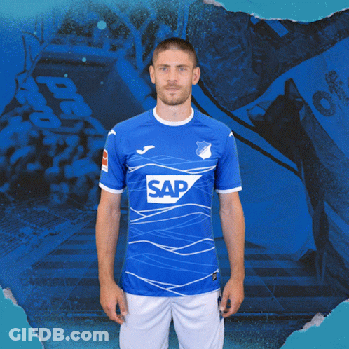 Man In Blue Shirt Saying Sap GIF