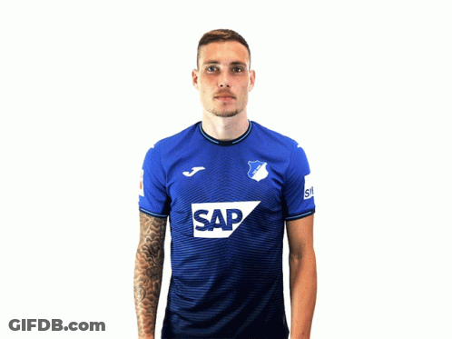 Man In Blue Shirt Saying Sap GIF