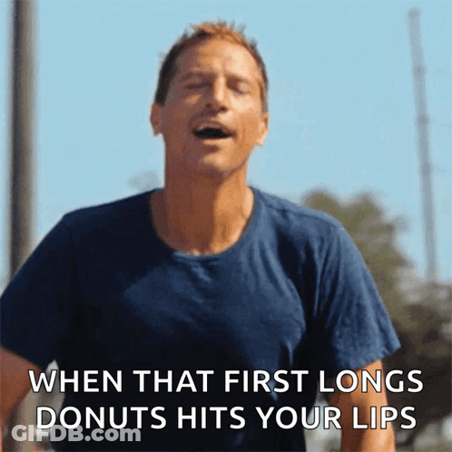 Man In Blue Shirt Saying Sap GIF