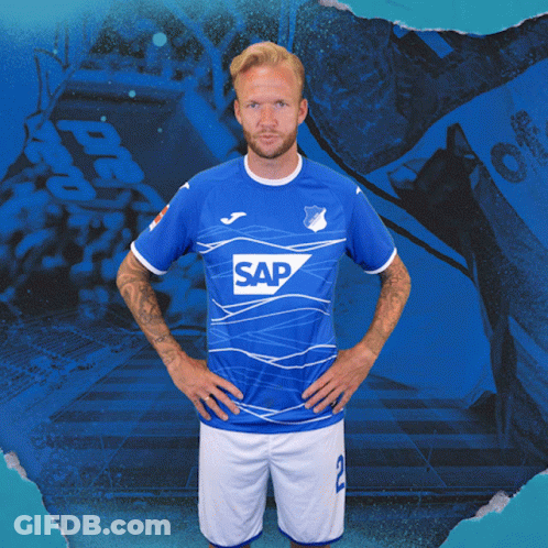 Man In Blue Shirt Saying Sap GIF