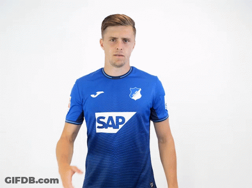 Man In Blue Shirt Saying Sap GIF
