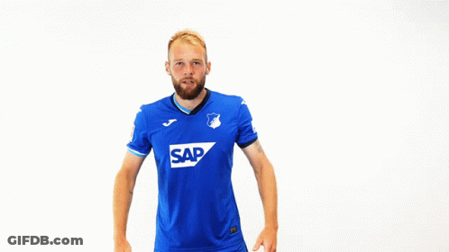 Man In Blue Shirt Saying Sap GIF