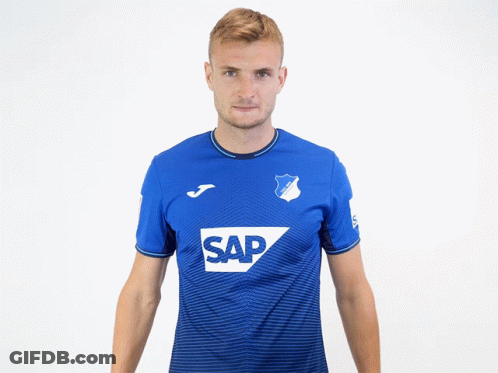 Man In Blue Shirt Saying Sap GIF