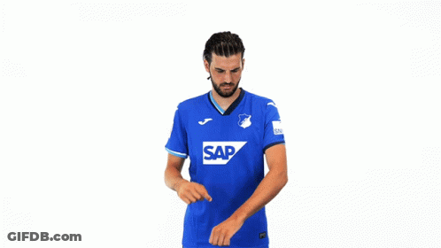 Man In Blue Shirt Saying Sap GIF