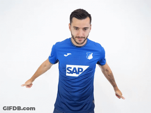 Man In Blue Shirt Saying Sap GIF