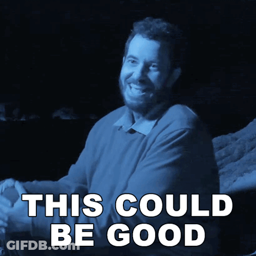 Man In Blue Shirt Saying This Could Be Good GIF
